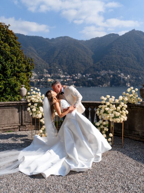 high end wedding italy villa ceremony