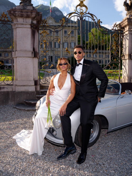 luxury wedding italy bride portrait