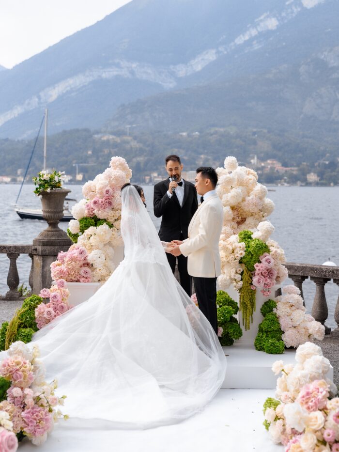 italy wedding photographer elegant ceremony