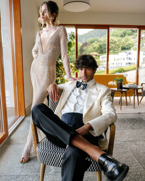 amalfi wedding couple sunset portrait